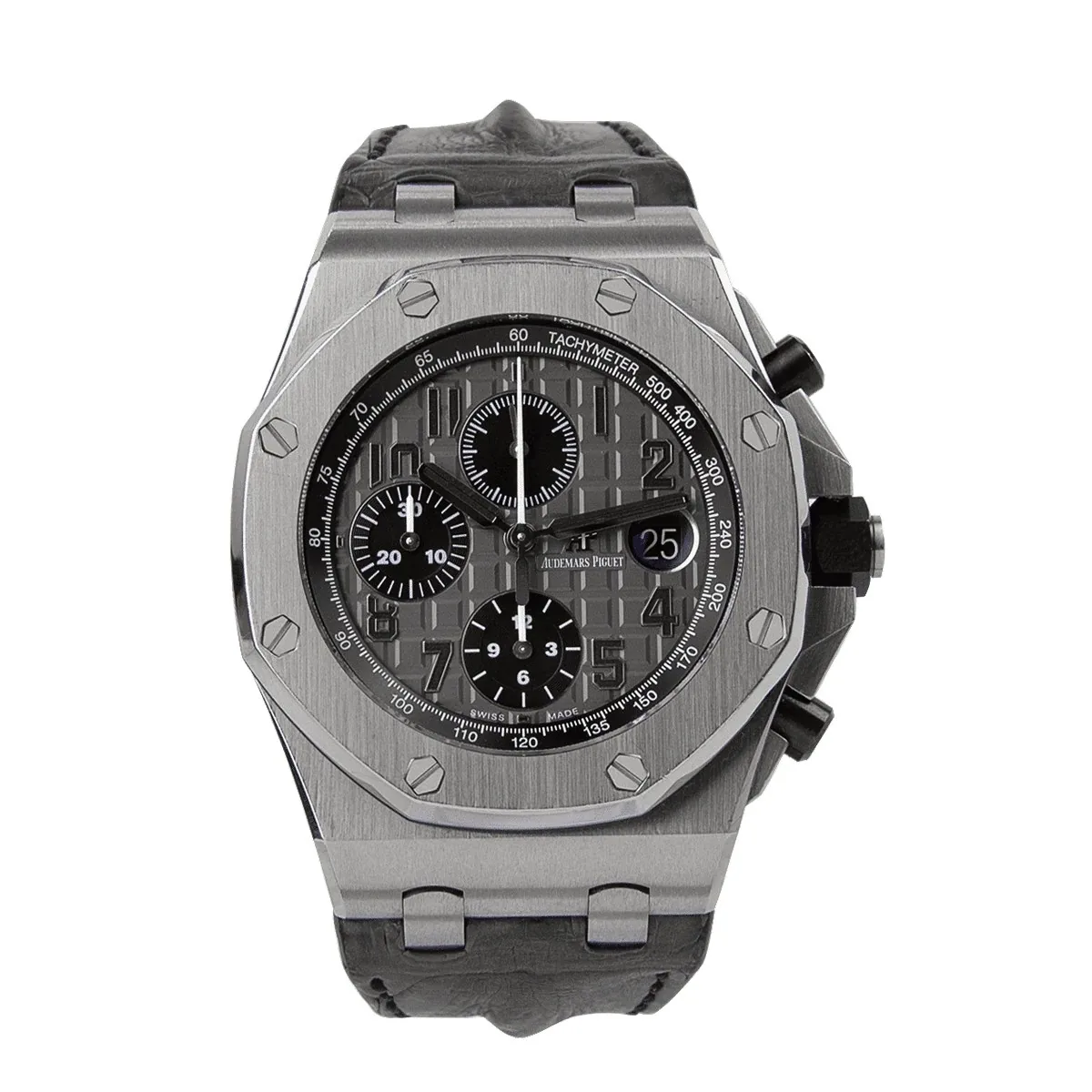 Audemars Piguet Royal Oak Offshore Elephant 42 26470ST Grey Alligator Strap Super Clone