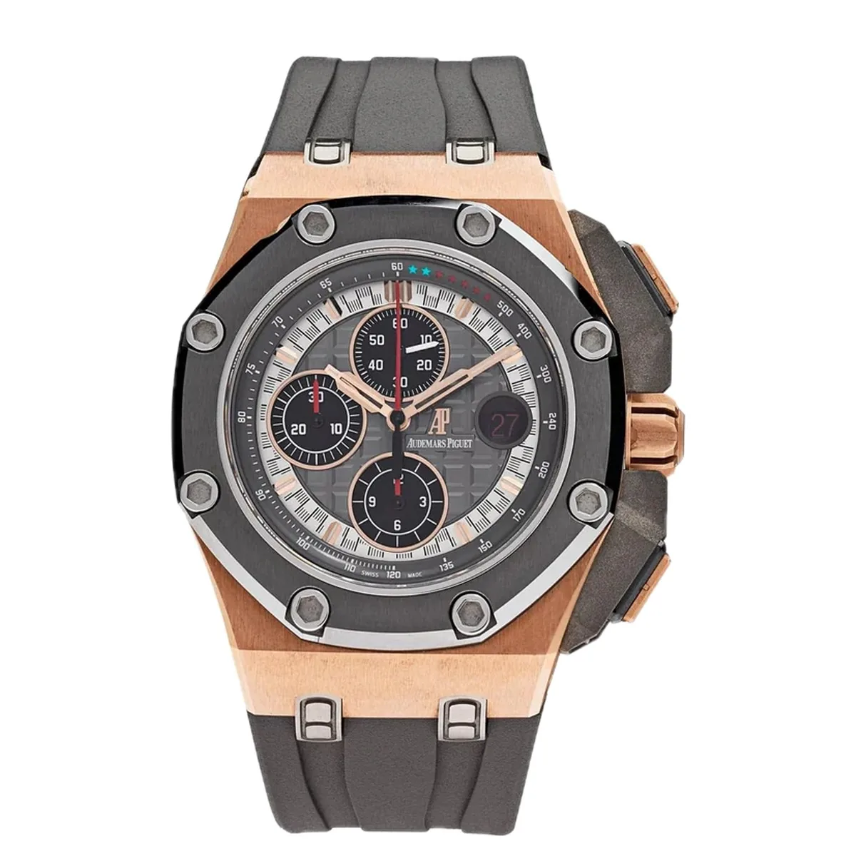 Audemars Piguet Royal Oak Offshore Michael Schumacher 26568OM Pink Gold Anthracite Limited 500 Super Clone
