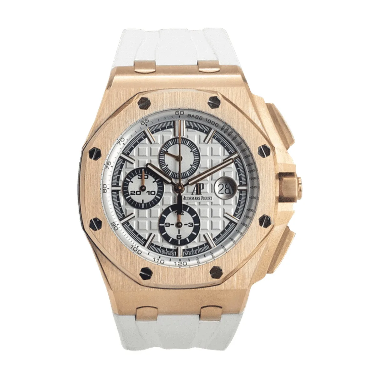 Audemars Piguet Royal Oak Offshore Summer Edition 26408OR Rose Gold White Dial 2017 Super Clone