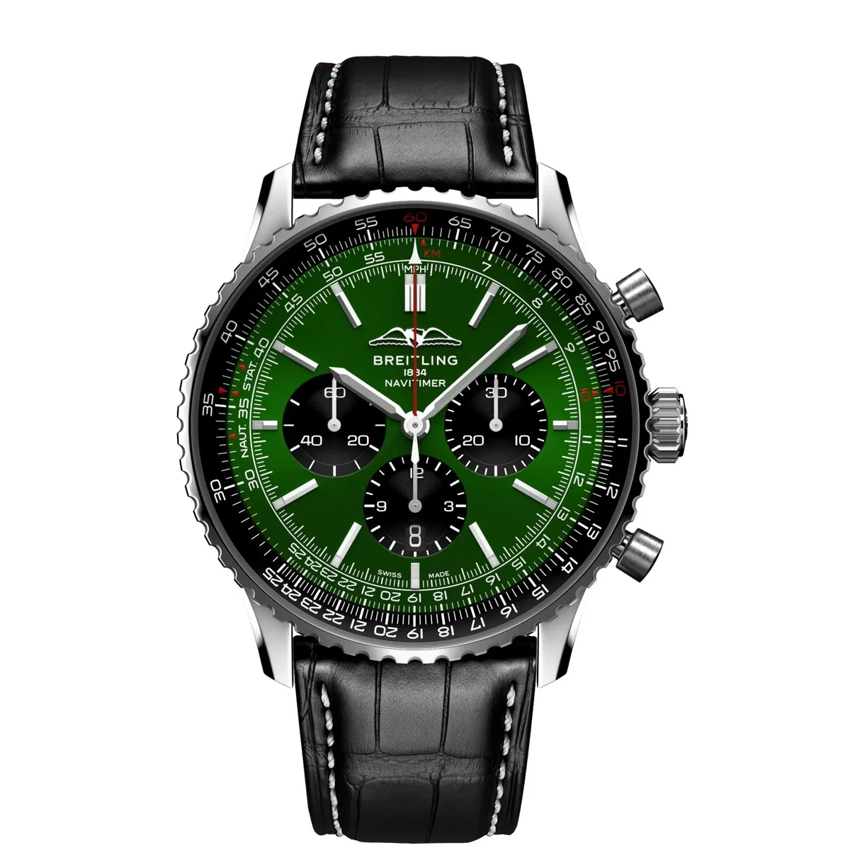 Breitling Navitimer B01 Chronograph 46 Forest Green Super Clone