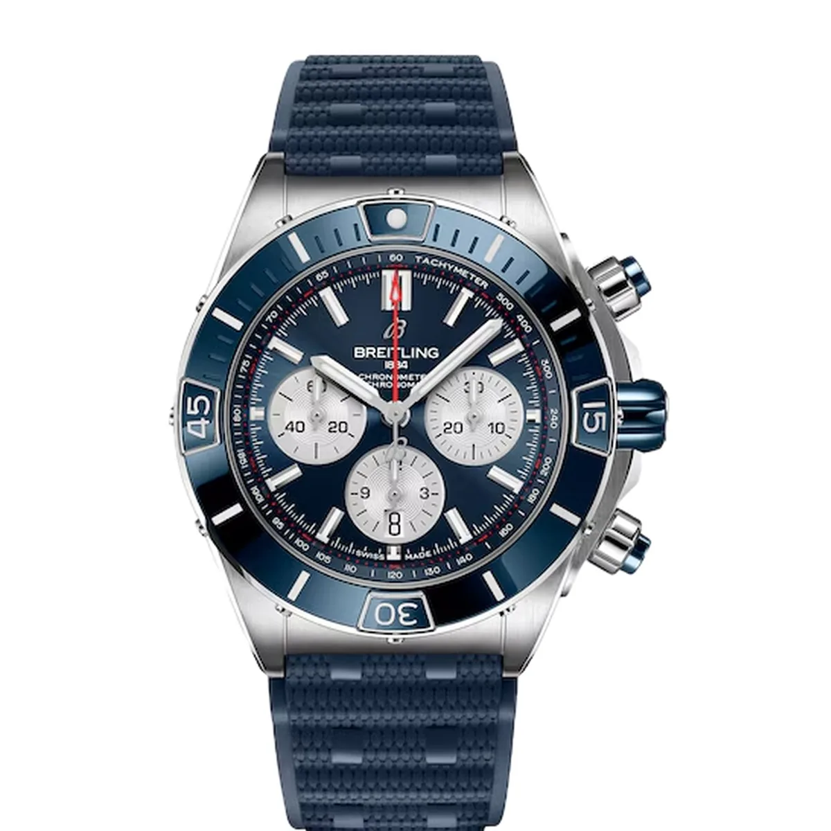 Breitling Super Chronomat B01 44 Navy Blue Dial Super Clone