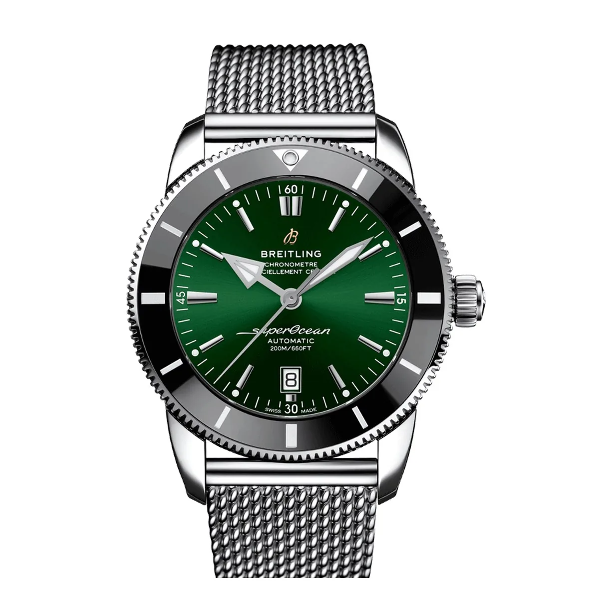 Breitling Superocean Heritage B20 Automatic 46 Green Sunburst Dial Super Clone