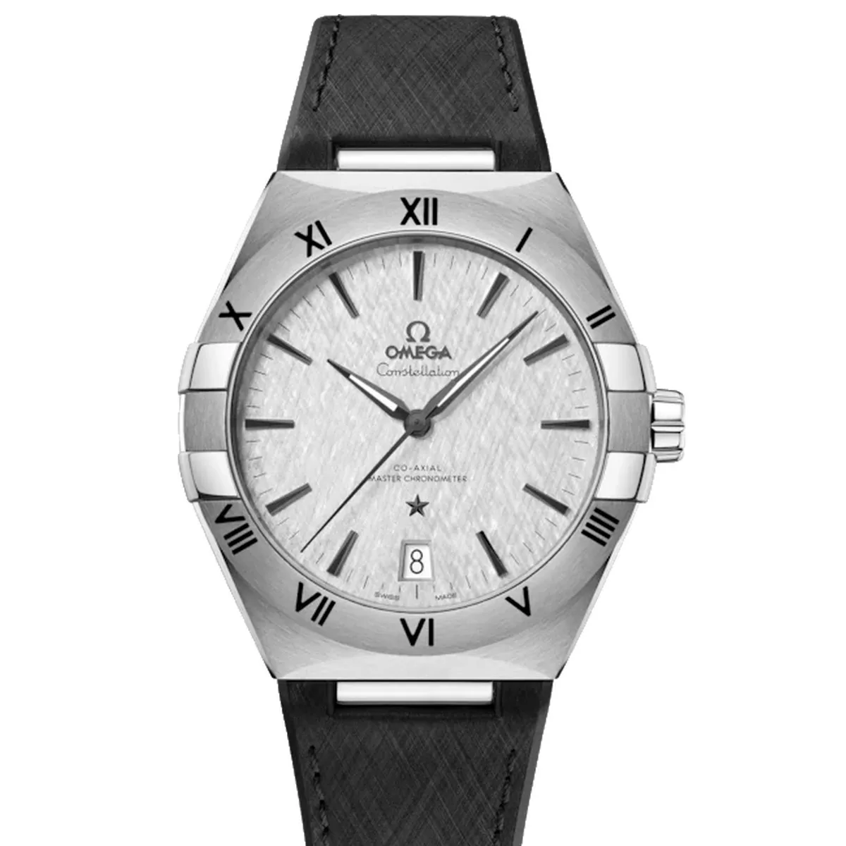 Omega Constellation Co-Axial Master Chronometer 41mm Grey Dial Rubber Strap Super Clone