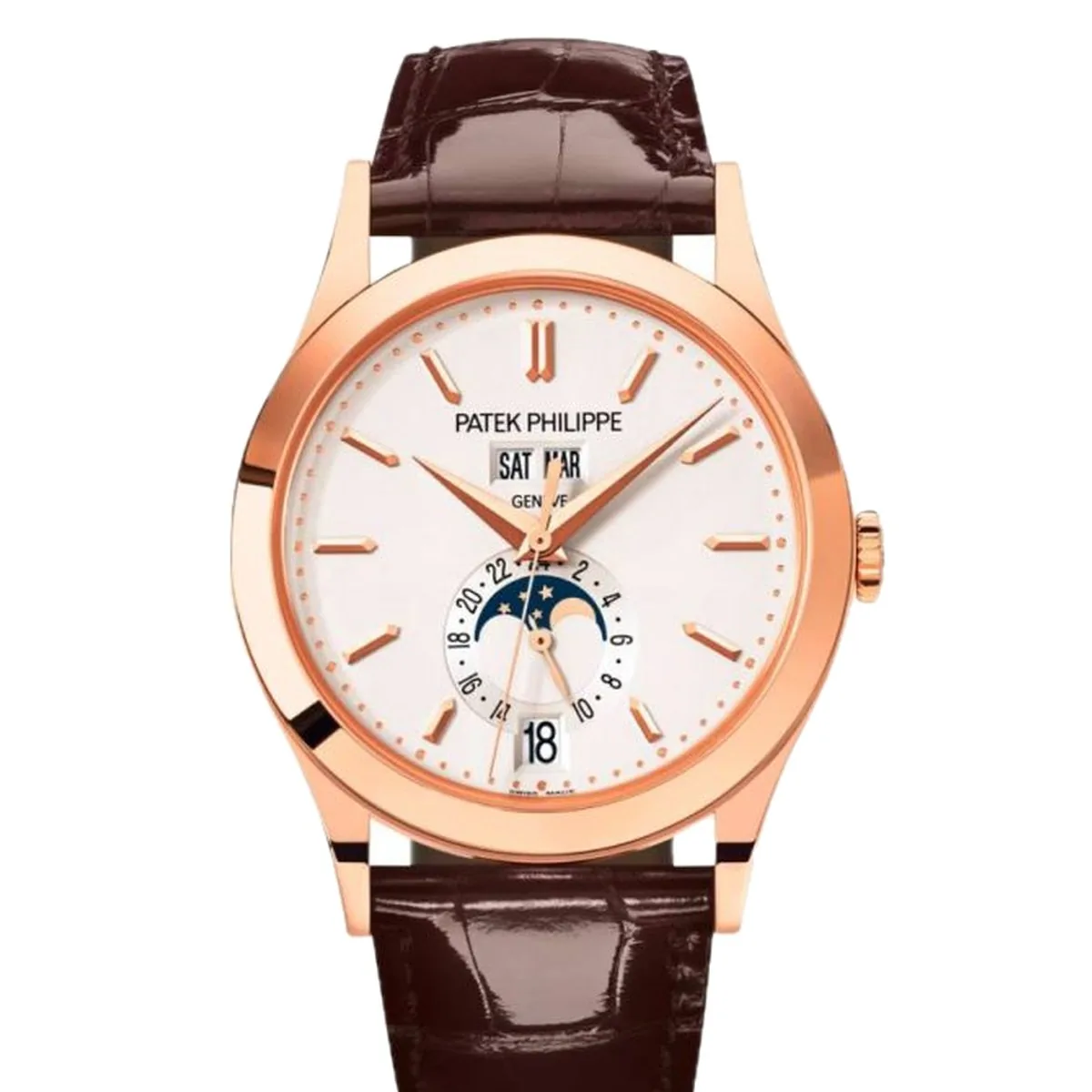 Patek Philippe Annual Calendar 5396 5396R Rose Gold White Dial Super Clone