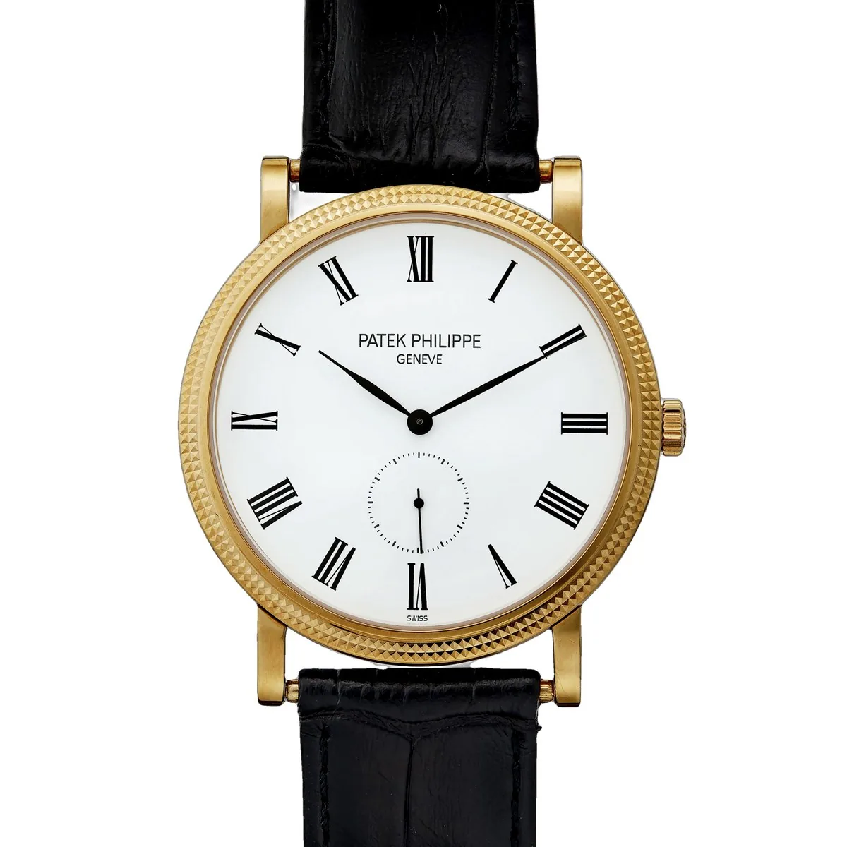 Patek Philippe Calatrava 5119J White Dial Yellow Gold Super Clone