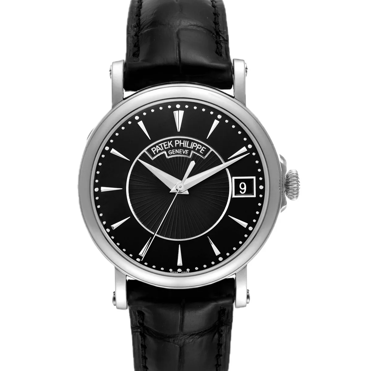 Patek Philippe Calatrava 5153G Black White Gold Super Clone