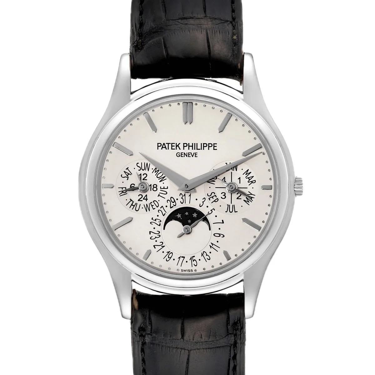 Patek Philippe Grand Complications Perpetual Calendar 5140G White Dial Super Clone