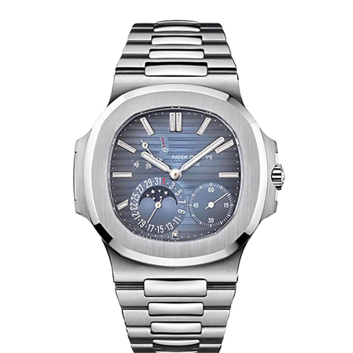 Patek Philippe Nautilus 5712 5712/1A Steel Blue Dial Super Clone