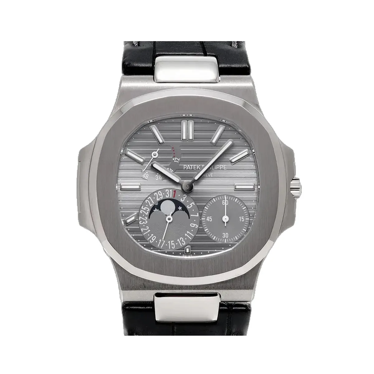 Patek Philippe Nautilus 5712 5712G Grey White Gold Moonphase Super Clone