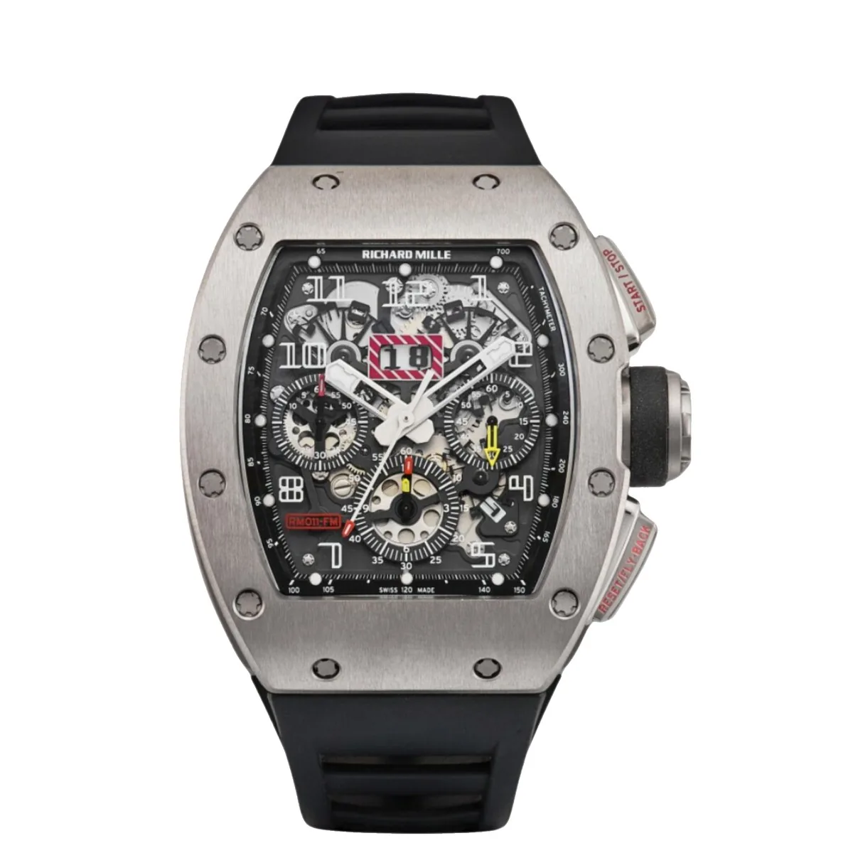 Richard Mille RM011-FM Flyback Chronograph Titanium Felipe Massa Super Clone
