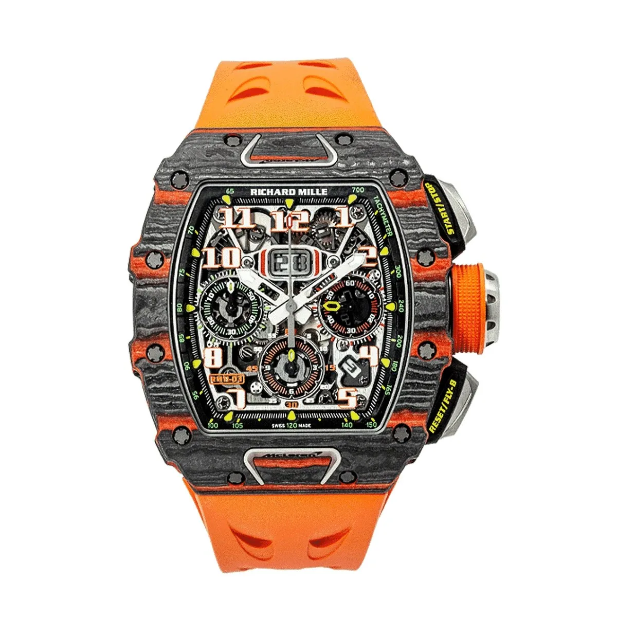 Richard Mille RM11-03 McLaren Flyback Chronograph NTPT Carbon TPT Super Clone