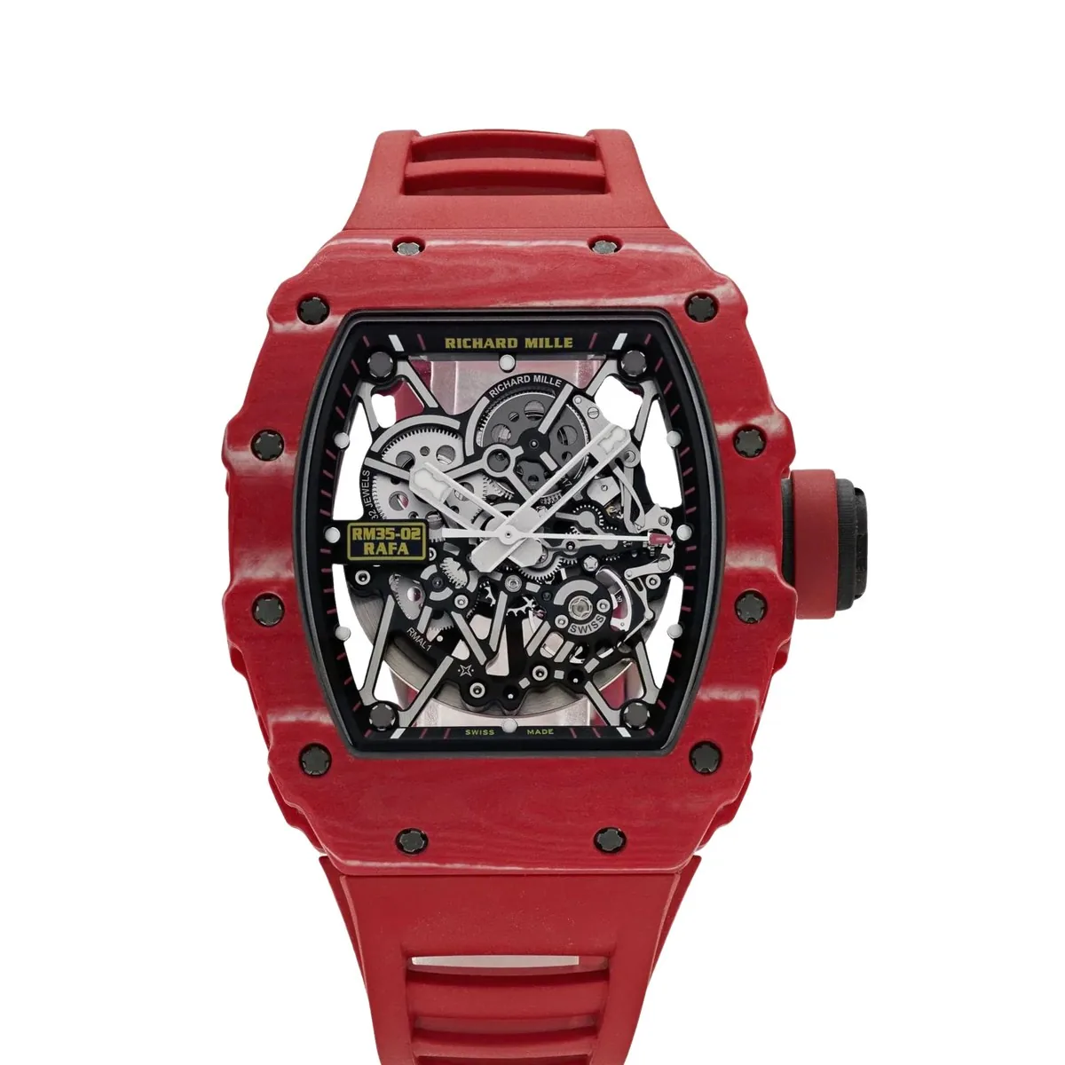 Richard Mille RM35-02 Rafael Nadal Red NTPT Carbon Super Clone