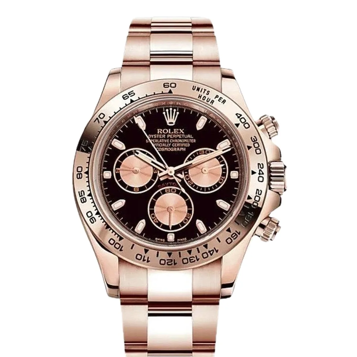 Rolex Cosmograph Daytona 116505 Everose Black Dial Super Clone