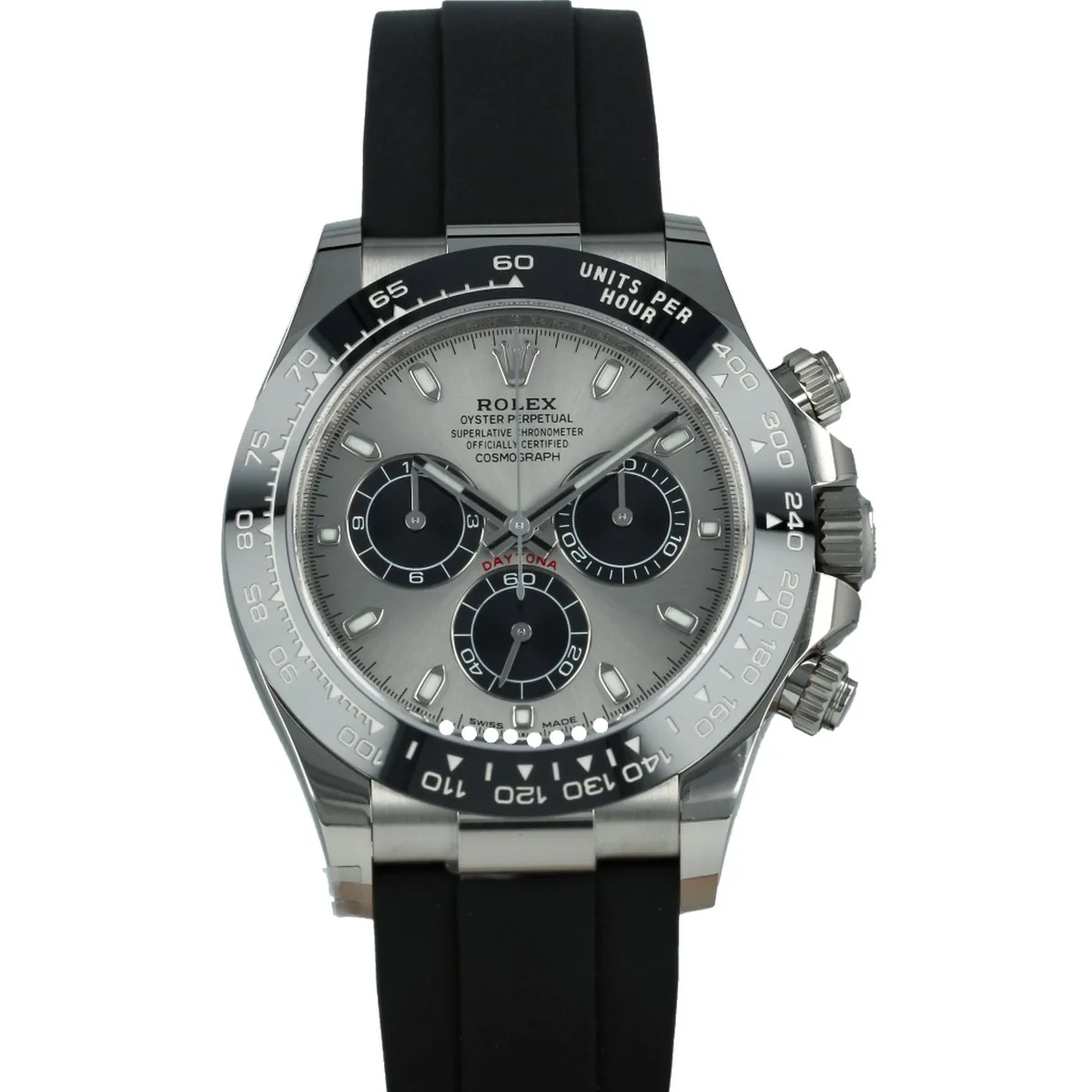 Rolex Cosmograph Daytona 116519LN White Gold Grey Dial Super Clone