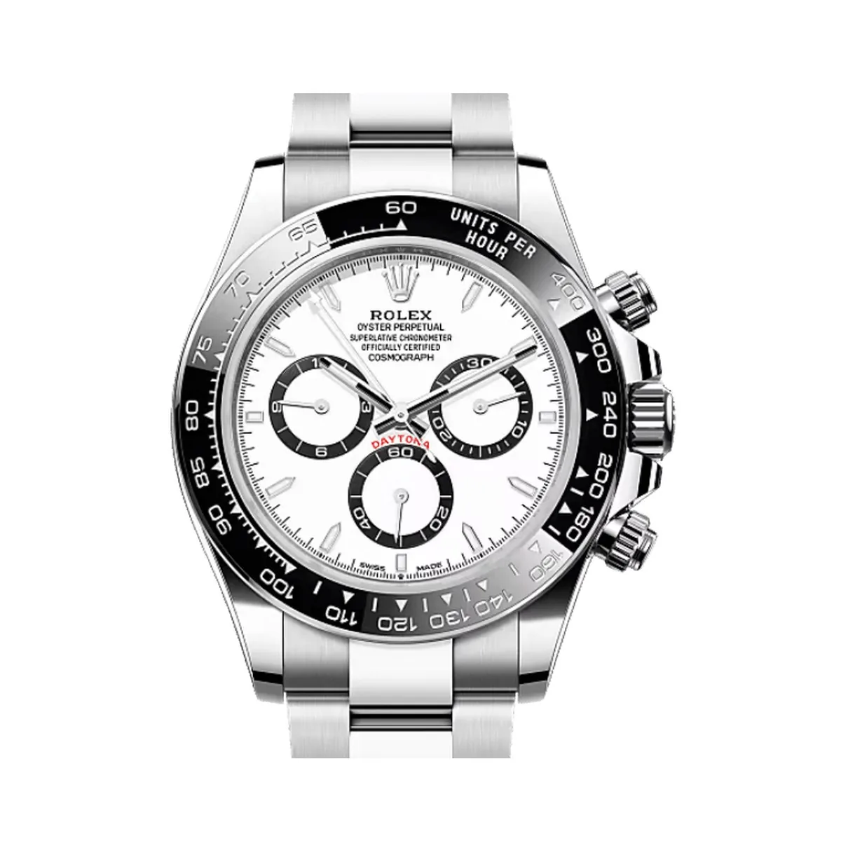 Rolex Cosmograph Daytona 126500LN White Dial Black Sub-dials Super Clone
