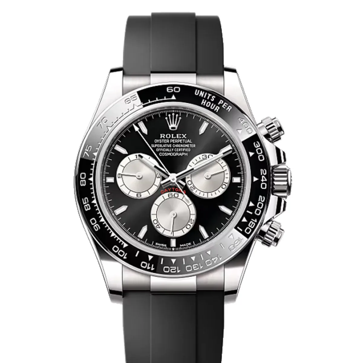 Rolex Cosmograph Daytona 126519LN Black Dial Oysterflex Super Clone