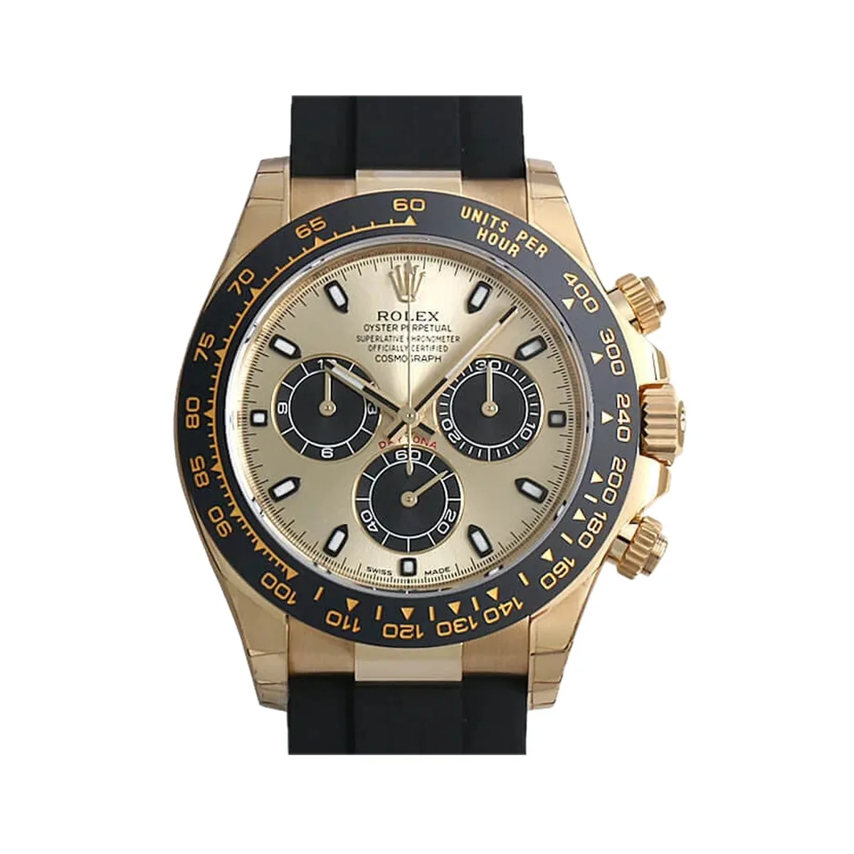 Rolex Cosmograph Daytona Champagne Dial Yellow Gold Super Clone