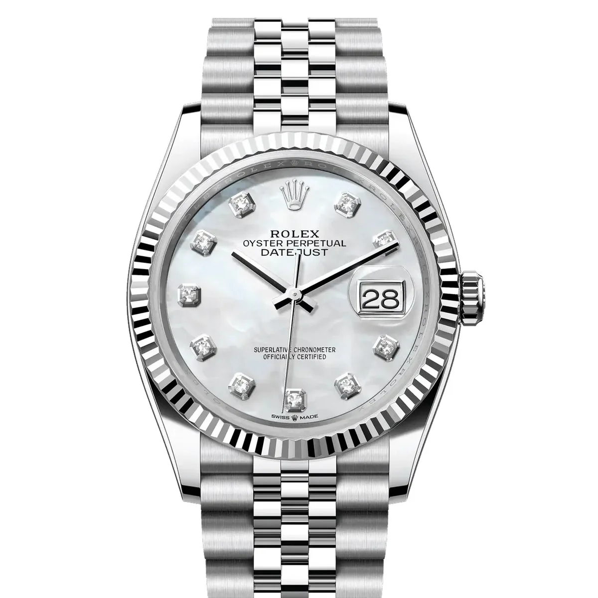 Rolex Datejust 36 MOP Diamond Super Clone