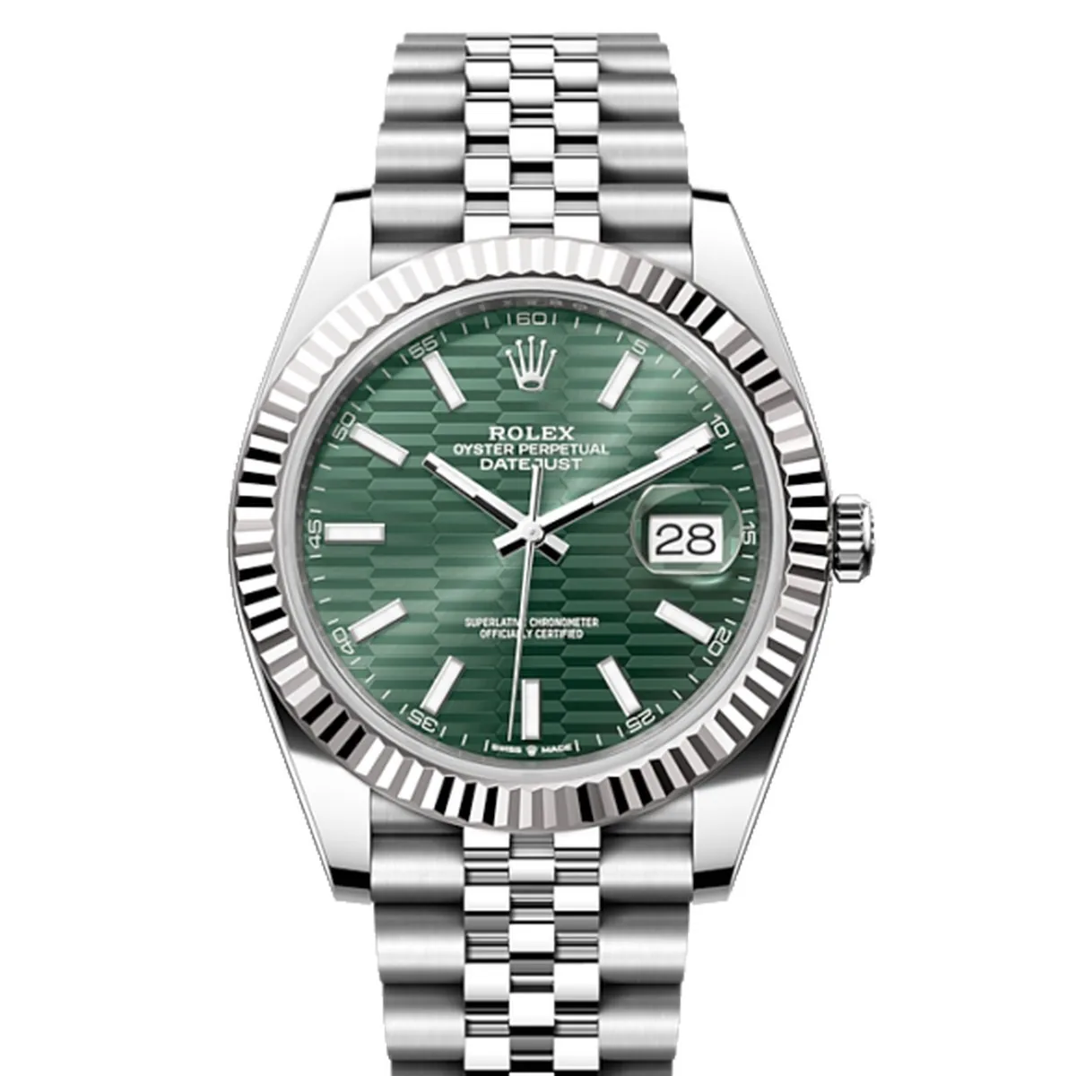 Rolex Datejust 41 126334 Green Motif Dial Super Clone