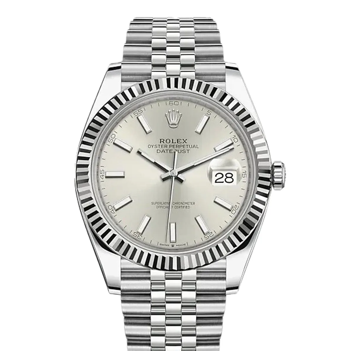 Rolex Datejust 41 126334 White Dial Jubilee Super Clone