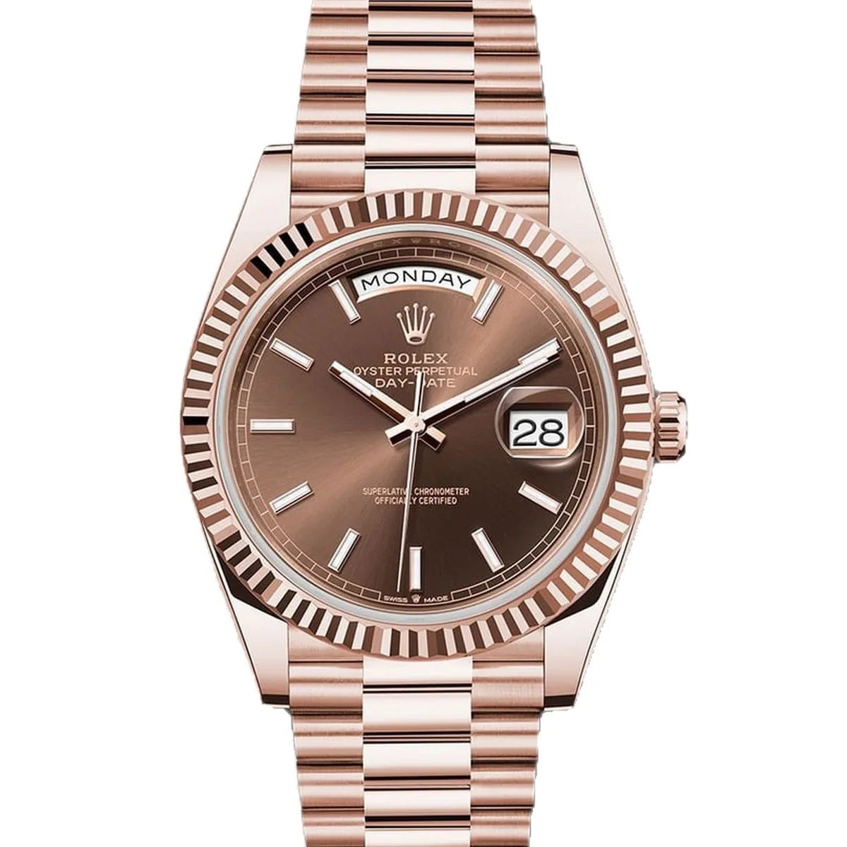 Rolex Day-Date 40 228235 Chocolate Diamond Dial Super Clone