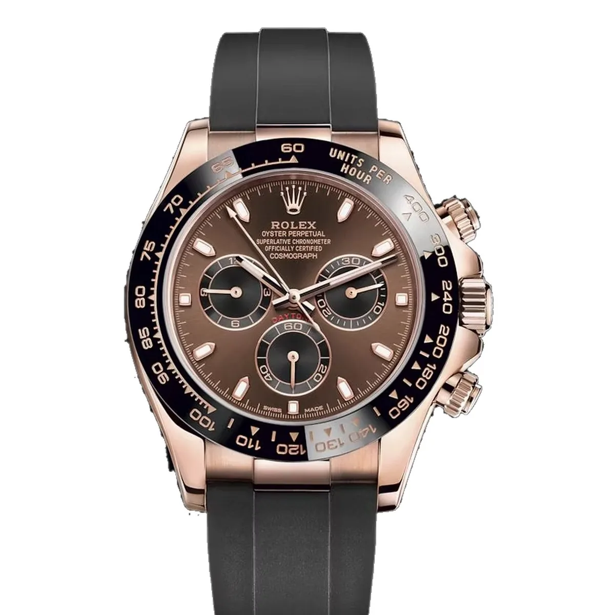 Rolex Daytona 116515LN Chocolate Dial Everose Oysterflex Super Clone