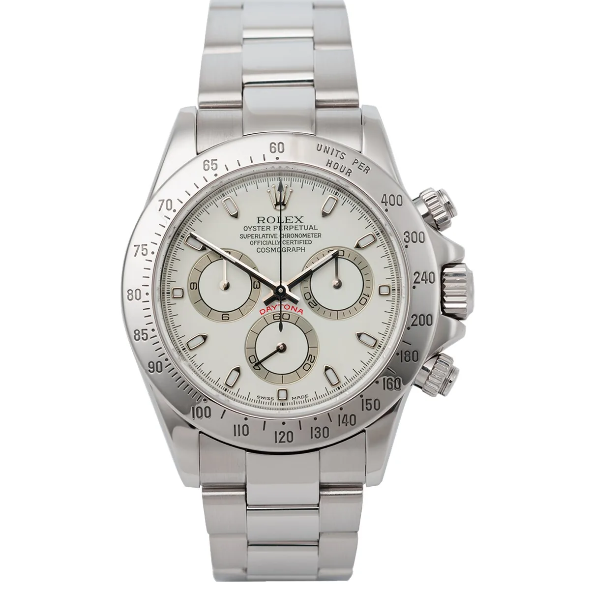 Rolex Daytona 116520 White Dial Super Clone