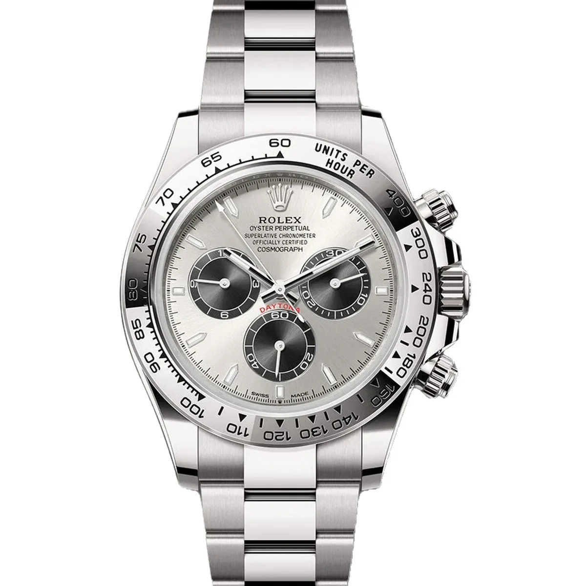 Rolex Daytona 126509 Silver-Grey White Gold Super Clone