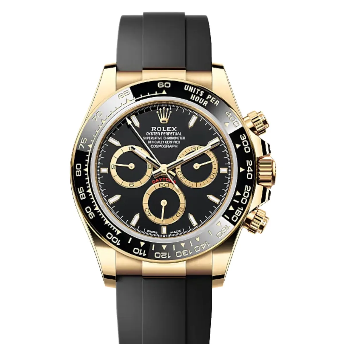 Rolex Daytona 126518LN Black Dial Oysterflex Super Clone