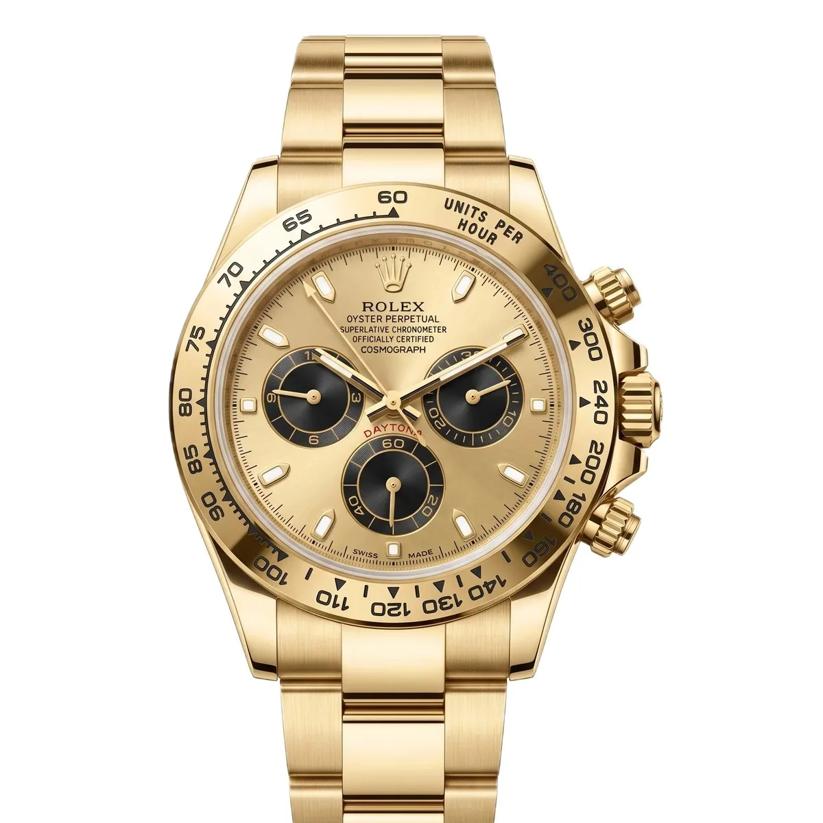 Rolex Daytona Champagne Black Counters Super Clone