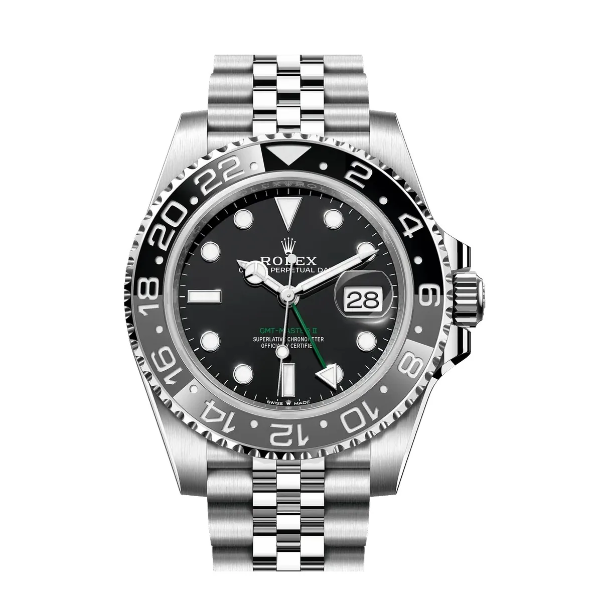 Rolex GMT-Master II 126710GRNR Bruce Wayne Jubilee Super Clone