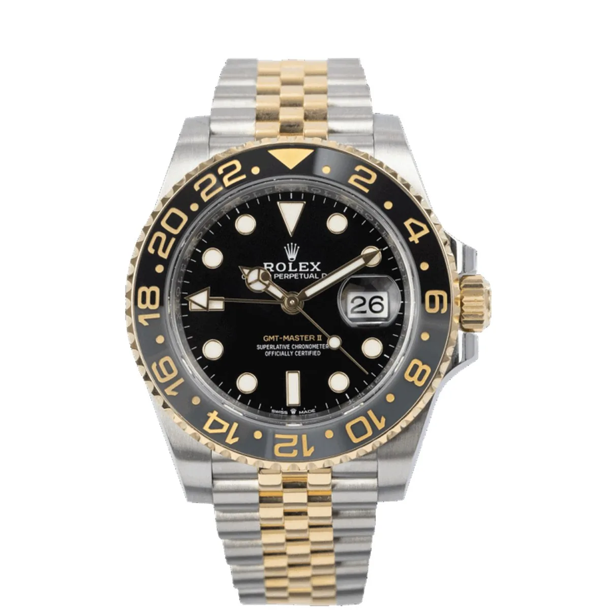 Rolex GMT-Master II 126713GRNR Black Dial Rolesor Jubilee Super Clone