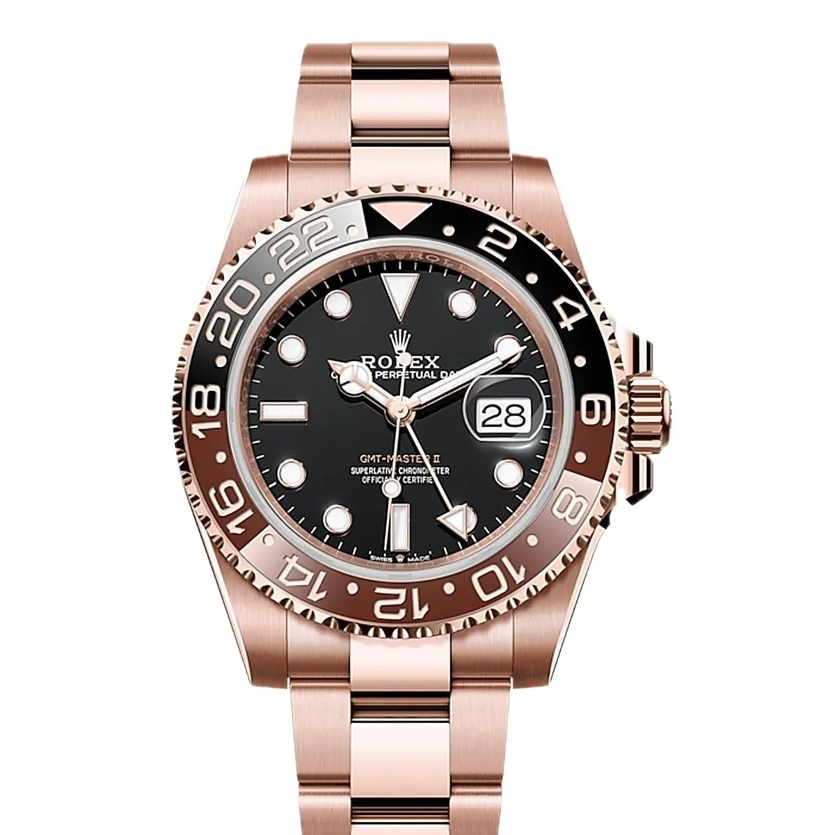 Rolex GMT-Master II 126715CHNR Root Beer Everose Super Clone