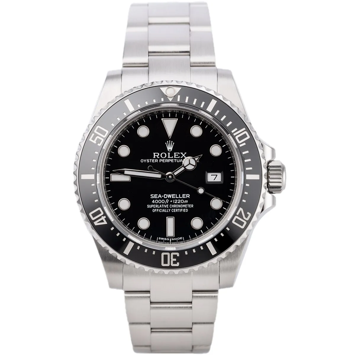 Rolex Sea-Dweller 116600 Black Dial No Cyclops Super Clone