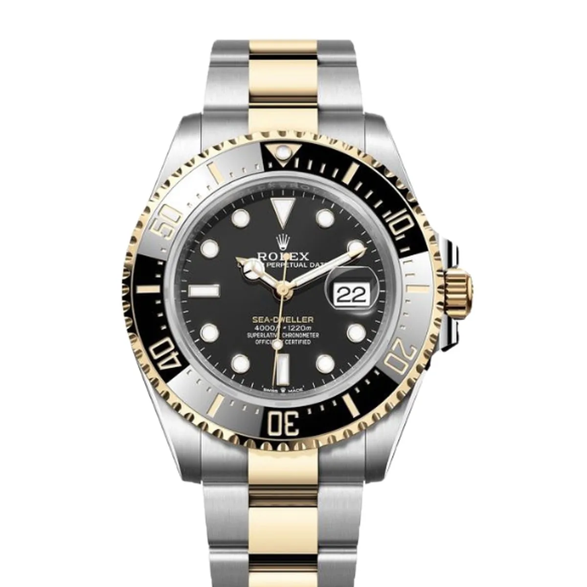 Rolex Sea-Dweller Two-Tone 126603 Yellow Rolesor Super Clone