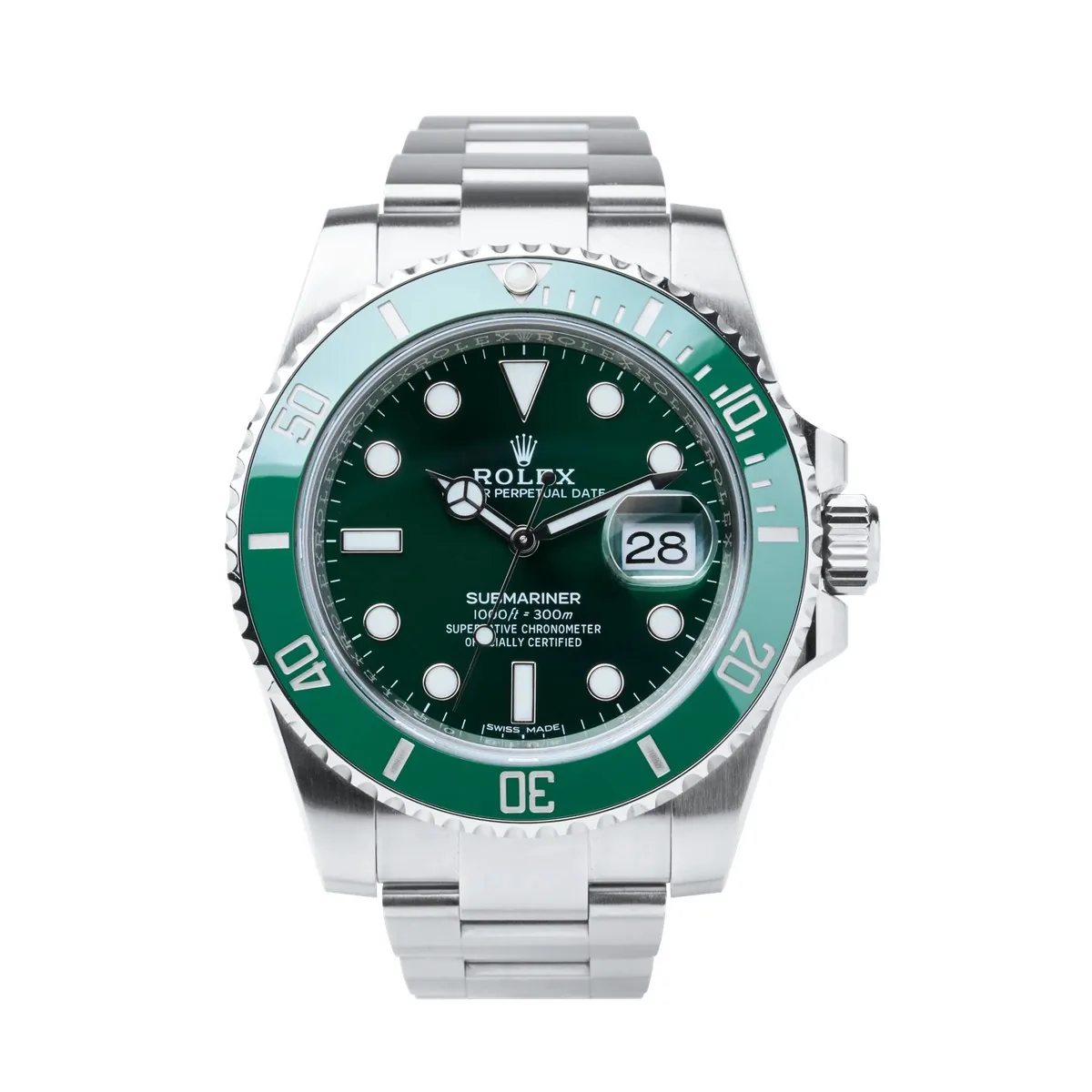 Rolex Submariner Date 116610LV Hulk Green Dial Super Clone