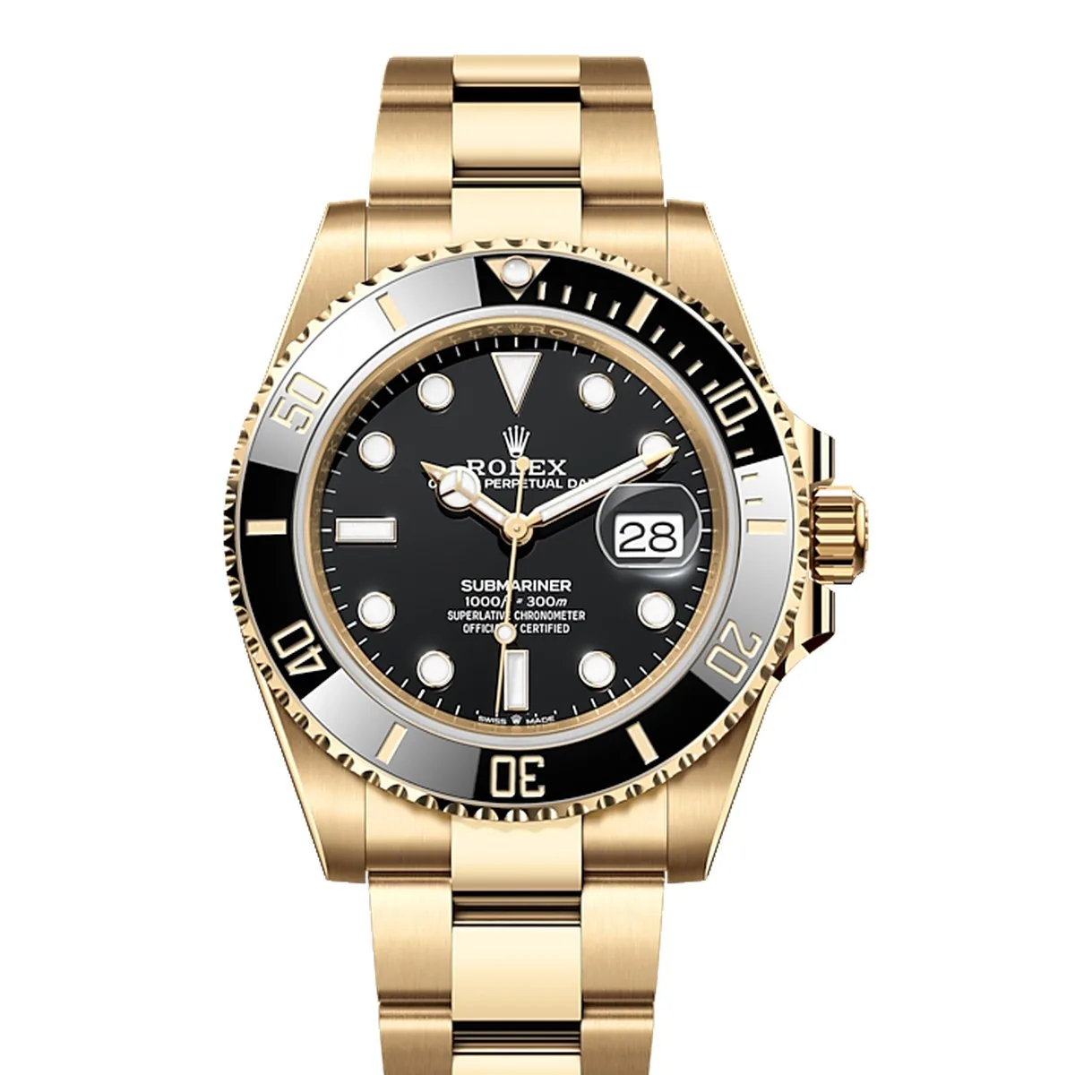 Rolex Submariner Date Yellow Gold 126618LN Black Dial Super Clone